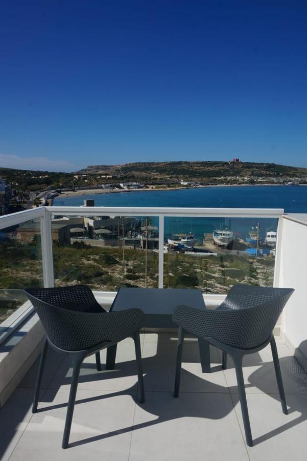 Apartamento Sea View Penthouse Mellieha Bay Exterior foto