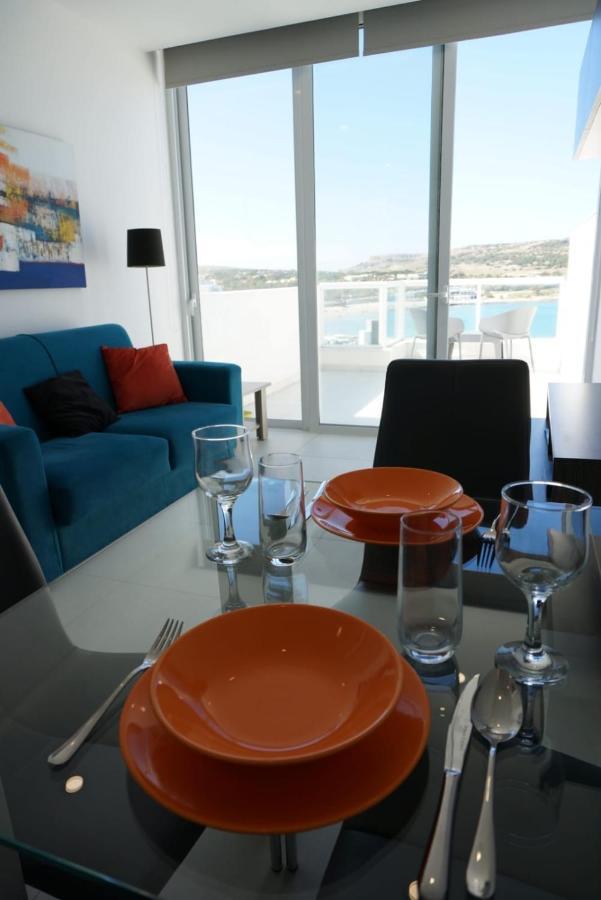 Apartamento Sea View Penthouse Mellieha Bay Exterior foto